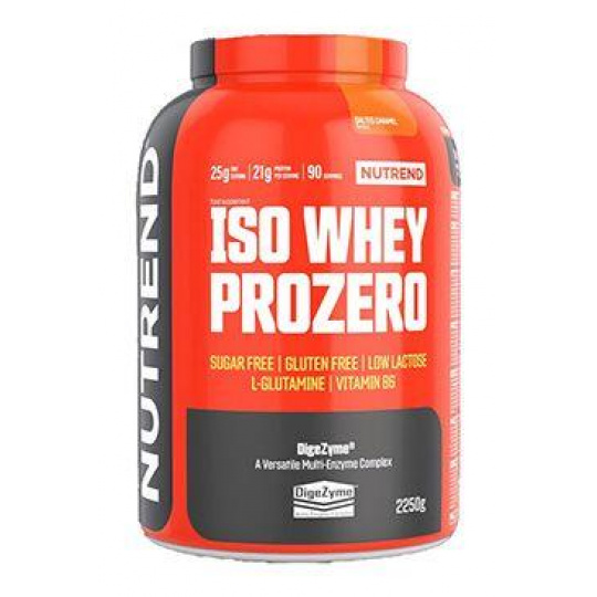 Nutrend ISO WHEY PROZERO slaný karamel 2250g