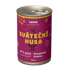 Louie Dog konz. Sváteční husa 400g Louie Dog konz. Sváteční husa 400g