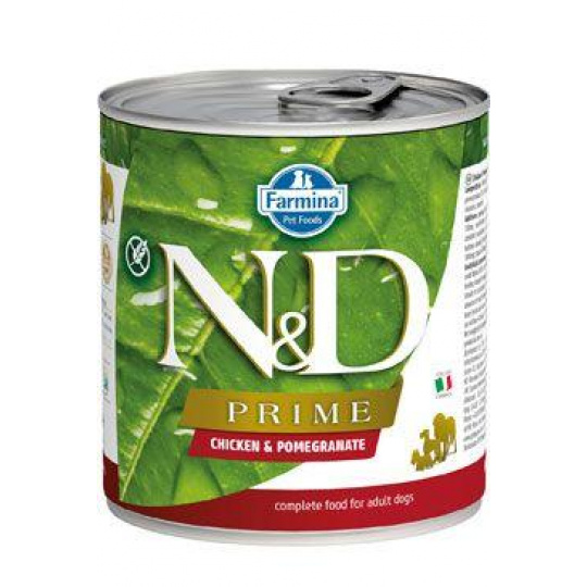 Farmina N&D dog PRIME chicken & pomegranate konzerva 285 g