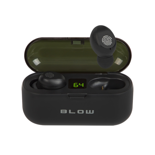 Sluchátka  BLOW Earbuds BTE200 BLACK power bank 2000mAh