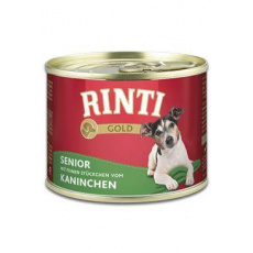 Rinti Dog Gold Senior konzerva králík 185g Rinti Dog Gold Senior konzerva králík 185g