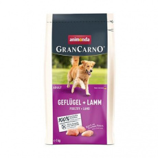 GranCarno Dog DryFood Adult s drůbežím a jehněčím masem, 1kg GranCarno Dog DryFood Adult s drůbežím a jehněčím masem, 1kg