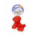 Hračka DUVO+ latexový balón mopslík, pískajúci, červený  9,5x6x8,5 cm