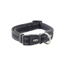 Obojek BUSTER Airmesh reflexní S 27-40cm/20mm černý Obojek BUSTER Airmesh reflexní S 27-40cm/20mm černý