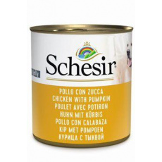 Schesir Dog konz. Adult kuře/dýně 285g Schesir Dog konz. Adult kuře/dýně 285g