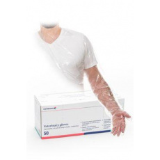 Rukavice jednor. dlouhé supersoft. s náram. 50ks CVET Rukavice jednor. dlouhé supersoft. s náram. 50ks CVET