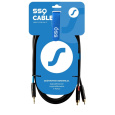 SSQ MIJRCA3 SS-1423 Kabel Mini Jack Stereo 3,5 mm - 2x RCA 3 m Černá