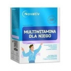 Novativ Multivitamin pro něj 60 potahovaných tablet