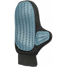 Pečující rukavice s jemnými gumovými zuby 18x24 cm