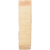 Škrábadlo nástěnné s plyšovým zakončením, 15 x 62 cm, sisal/plyš, béžová