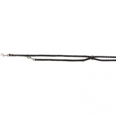 Vodítko CAVO okrúhle predlžovacie - čierna/strieborná