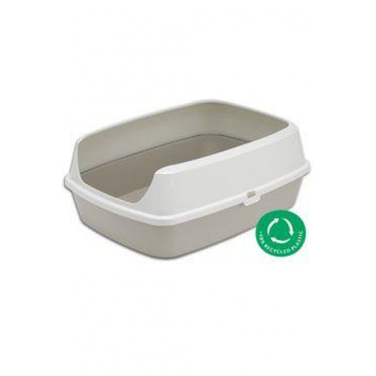 WC kočka MARYLOO 50cm s vysokým okrajem, šedá