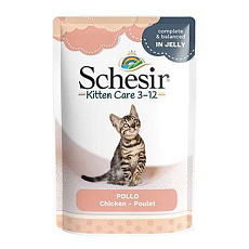Schesir Cat kapsička Kitten Care Kurča želé 150g