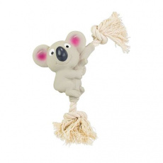 Koala na bavlněném laně se zvukem 10/24 cm, latex, HipHop Koala na bavlněném laně se zvukem 10/24 cm, latex, HipHop