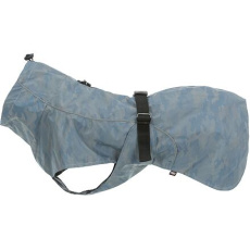 Reflexní pláštěnka LUNAS, L: 55 cm, stříbřitě-modrá Reflexní pláštěnka LUNAS, L: 55 cm, stříbřitě-modrá