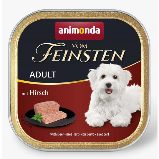 ANIMONDA Vom Feinsten Adult Deer - mokré krmivo pro psy - 150g