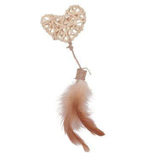 Hračka kočka ETHICAT RATTAN srdce Zolux Hračka kočka ETHICAT RATTAN srdce Zolux