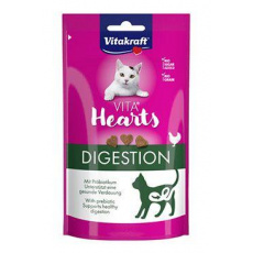 Vitakraft Cat poch. Vita Hearts Digestion kuře 40g Vitakraft Cat poch. Vita Hearts Digestion kuře 40g