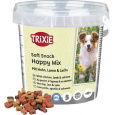 Soft Snack Happy MIX - kuře, jehněčí, losos, kyblík 500 g