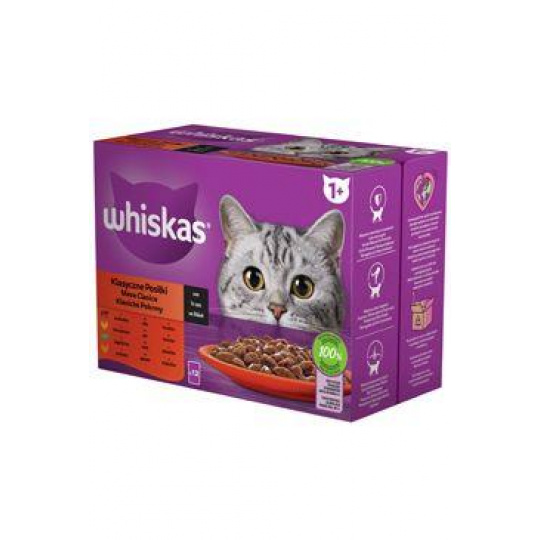 Whiskas kapsa Klasický výběr ve štávě 12x85g