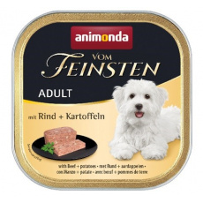 ANIMONDA Vom Feinsten Adult Beef and potatoes - mokré krmivo pro psy - 150g