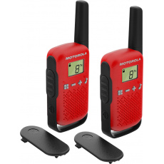 Motorola TALKABOUT T42 vysílačka 16 kanálů Černá, červená