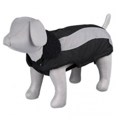 Zimný oblečok MARNE čierny, s priechodom na vodítko