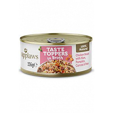 Applaws Dog konz. Toppers Broth kuře se šunkou 156g