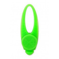 Přívěsek na obojek Dog Fantasy LED silikon zelený 8cm