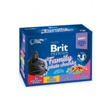 Brit Premium Cat kapsa Family Plate 1200g (12x100g) Brit Premium Cat kapsa Family Plate 1200g (12x100g)