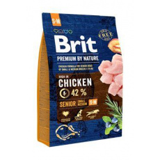 Brit Premium by Nature dog Senior S+ M 3 kg Brit Premium by Nature dog Senior S+ M 3 kg