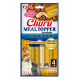 INABA Churu Meal Topper Chicken with cheese - pamlsek pro kočky - 4 x 14g