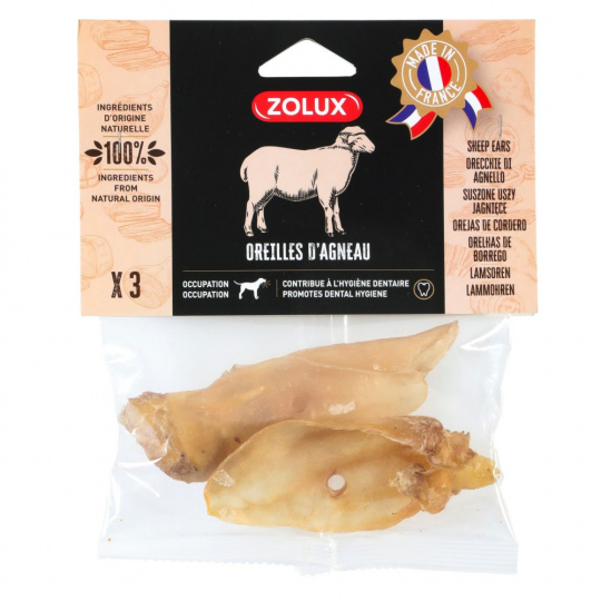 ZOLUX Lamb ears - žvýkačka pro psa - 30g