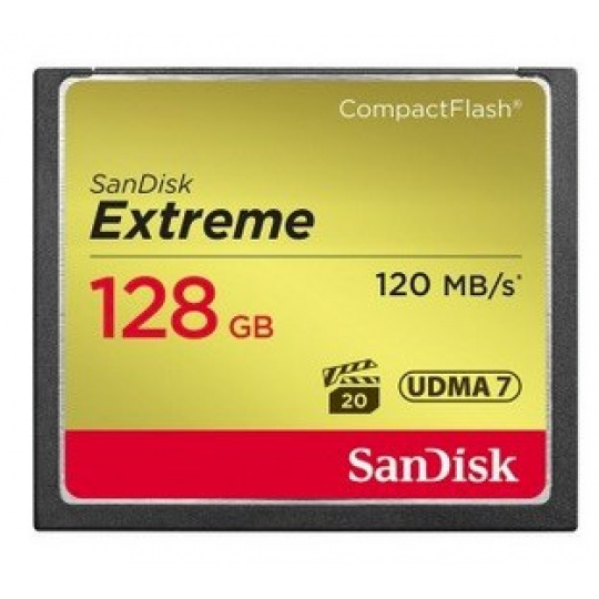 SanDisk CF Extreme 128GB CompactFlash (CF)