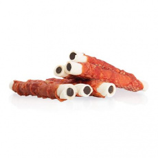 KIDDOG BUFFET kacze piersi na bawolim wałku 12cm/35g, nadziewane kurzymi wątróbkami [50szt.]