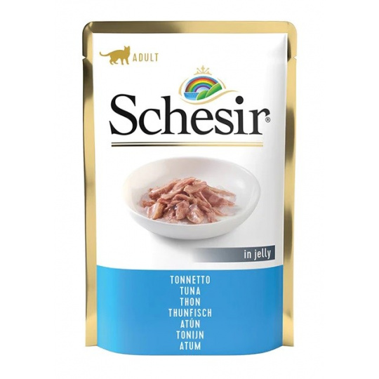 SCHESIR in jelly Tuna - mokré krmivo pro kočky - 85 g