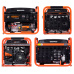 Daewoo GDA 7500DPE motorové generátory 6000 W 30 l Benzín Oranžová, Černá