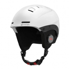 Lyžařská helma Smart4U SS1 "M", Bluetooth, bílá