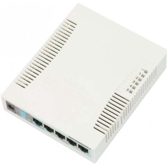 Mikrotik RB260GS Gigabit Ethernet (10/100/1000) Podpora napájení po Ethernetu (PoE) Bílá