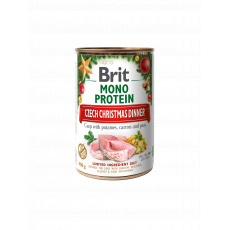 Brit Dog konz Mono Protein- ČESKÁ ŠTĚDROVEČERNÍ HOSTINA 400g Brit Dog konz Mono Protein- ČESKÁ ŠTĚDROVEČERNÍ HOSTINA 400g