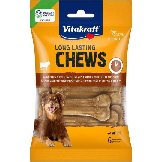 VITAKRAFT Long Lasting Chews Beef 8cm - pamlsek pro psa - 108g