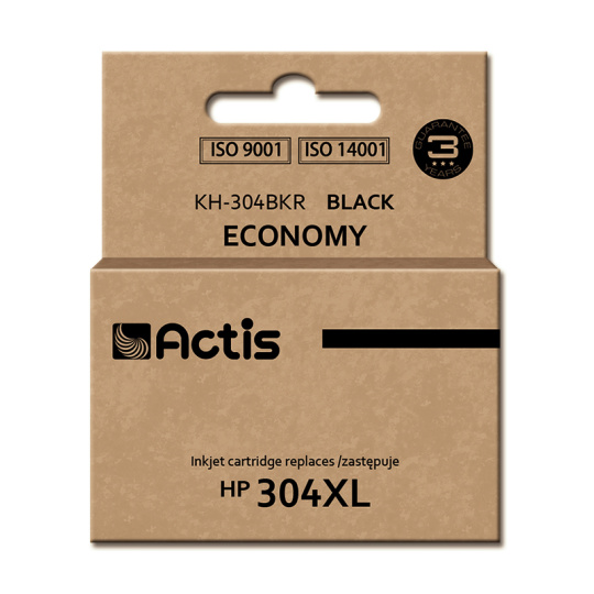 Actis KH-304BKR Inkoust (náhrada za HP 304XL N9K08AE; prémiový; 20 ml; černý)