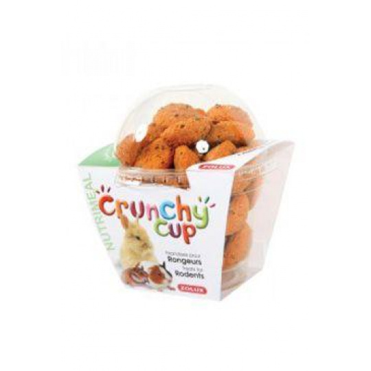 Pochoutka CRUNCHYCUP hlodavec mrkev/len 200g Zolux