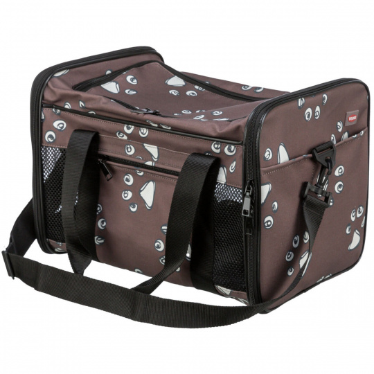 Transportní taška ADRINA, 26 x 27 x 42 cm, do 7 kg, hnědá