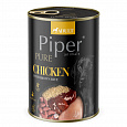 NEW PIPER PURE kuře s hnědou rýží, konzerva pro psy, 400 g