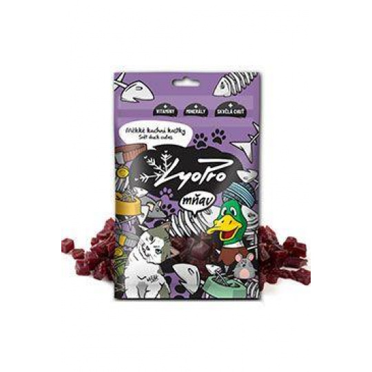 Lyopro Cat poch. sušené Měkké kachní kostky 70g