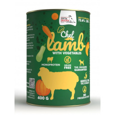 SYTA MICHA Chef Lamb with vegetables - mokré krmivo pro psy - 400g