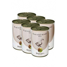 BOHEMIA MASO Kachní ve vlastní šťávě SIX PACK 6x400g BOHEMIA MASO Kachní ve vlastní šťávě SIX PACK 6x400g