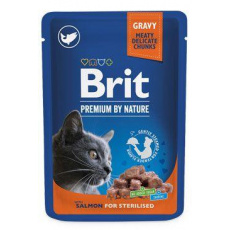 Brit Premium Cat kapsa Salmon for Sterilised 100g Brit Premium Cat kapsa Salmon for Sterilised 100g