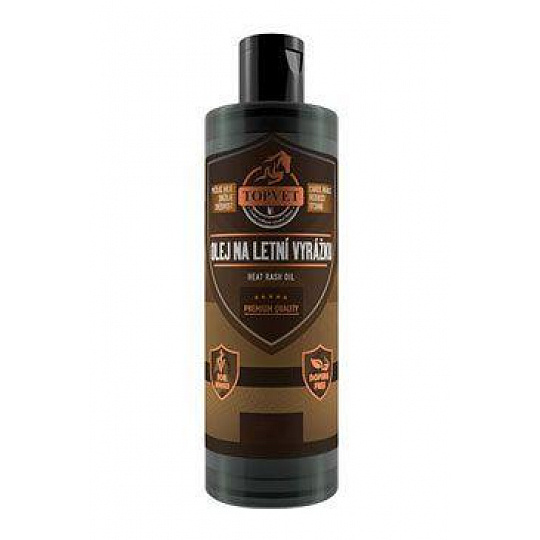 Olej na letní vyrážku pro koně TOPVET 500ml